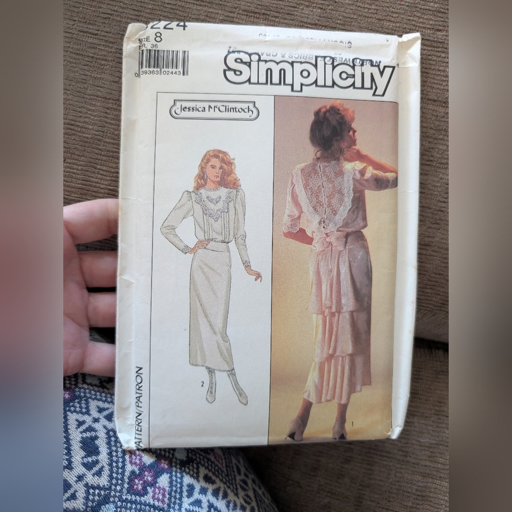 Vintage dress pattern